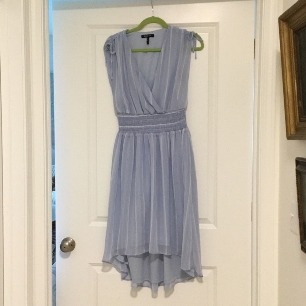 Light Blue BCBG Paris dress with the front shorter than the back